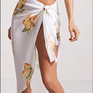 Lemon swim cover up